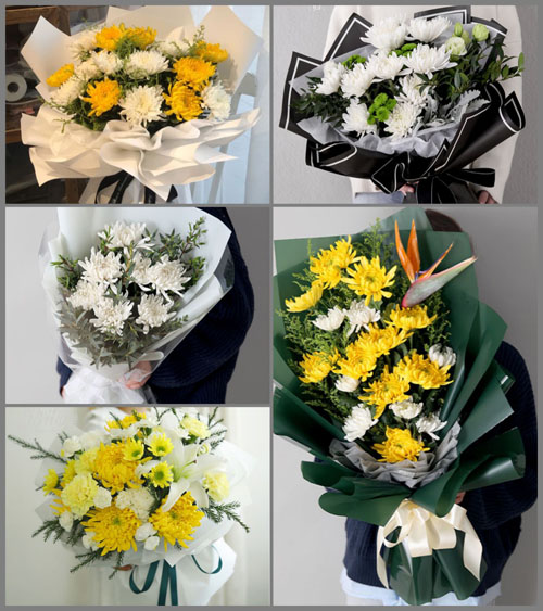 福建漳州平和县芦溪镇漳汀村白事花束代送